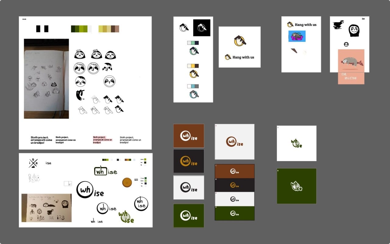 Visual identity WHISE Elia Saltarello Portfolio
