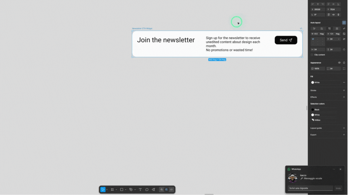 Vertical Auto Layout in Figma