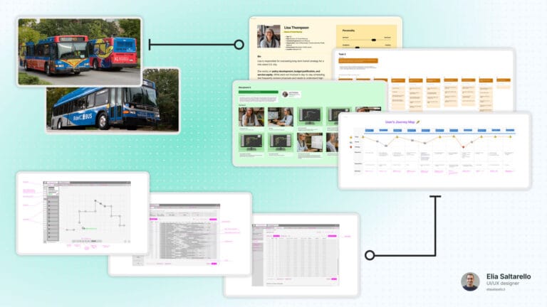 UX research to UX analysis to Low-fi wireframing by Elia Saltarello Portfolio