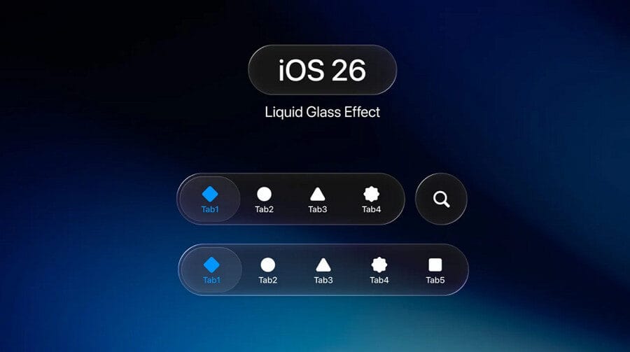 Liquid Glass design trend