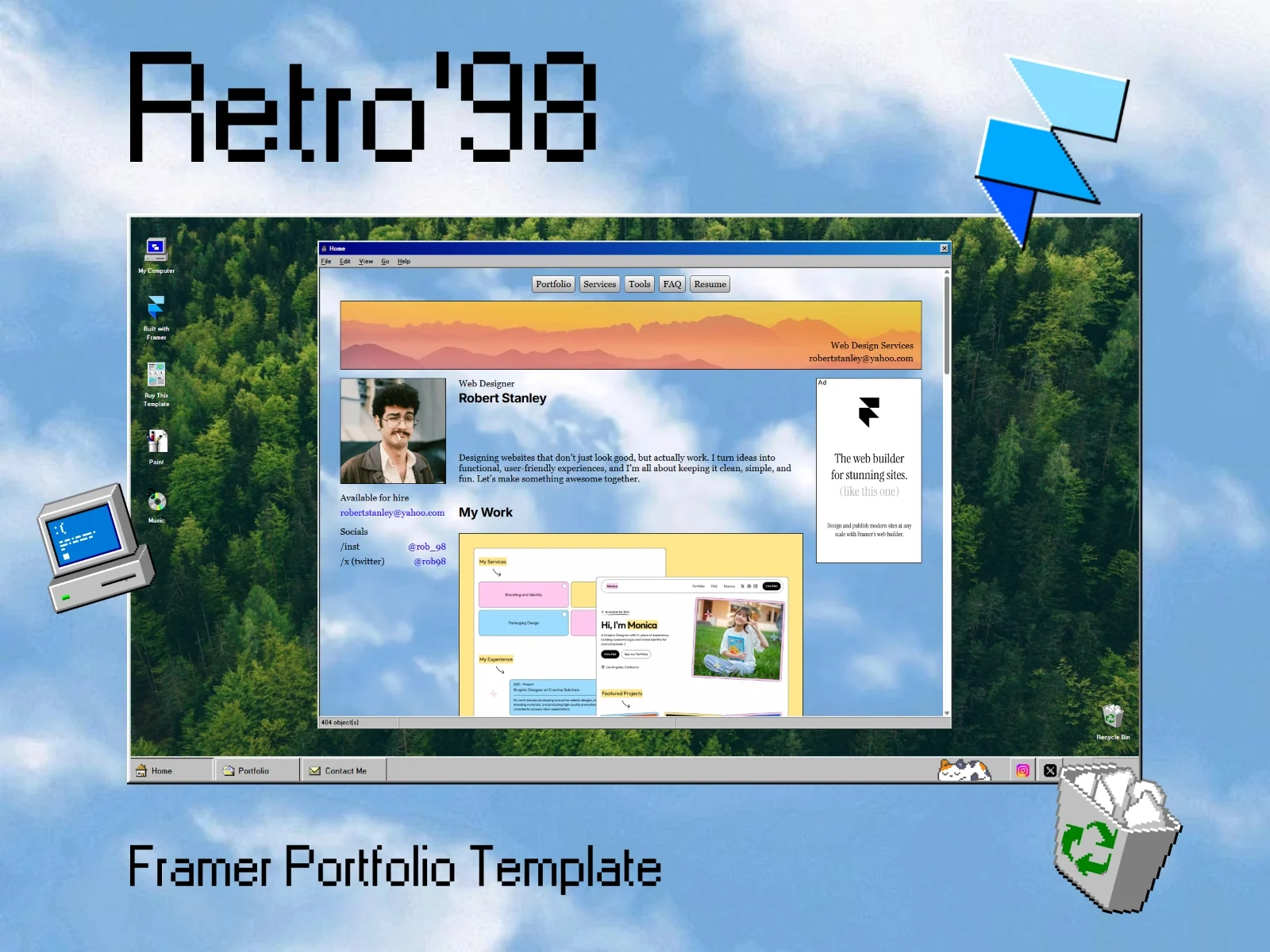 Desktop-core, Retro design trend