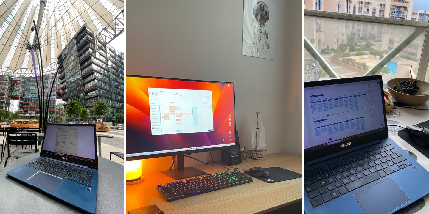 Working remotely as a freelance UI/UX designer